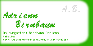 adrienn birnbaum business card